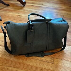 Deep Green Weekender Travel Bag